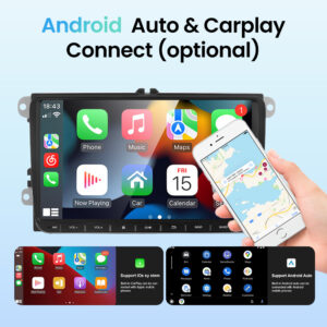  dual Din Wired wireless Android car player Gps Navigation Fm Am Rds Dsp carplay Android car stereo